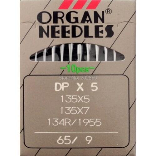 Japanese Original Organ Brand Needles DPX5,65/9,20Pcs/Lot,For Industrial Double needle,Bartack And Buttonhole Sewing Machines