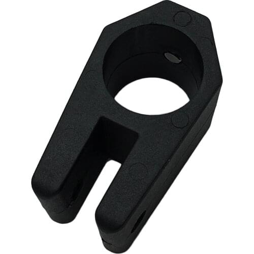 Jawslide Hinged Hardware Fittings Bimini Top Nylon for 22mm Tube Black