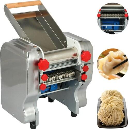 370-550W 3mm / 9mm Commercial Electric Pasta Press Maker Dumpling Skin Noodle Machine US EU Stock