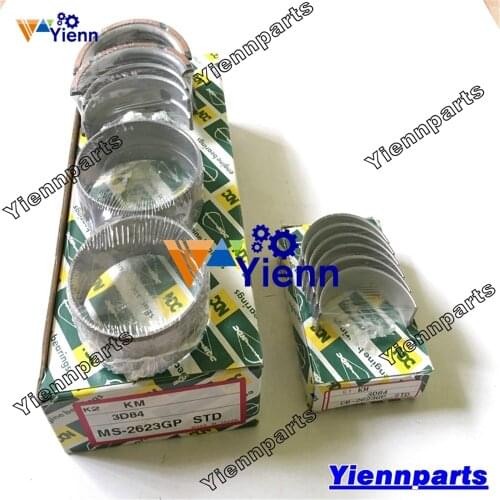 3T84 3T84HLE Crankshaft Main Rod Bearing Set For Yanmar Takeuchi TB25 Excavator 3T84HLE-TB Diesel Engine Part