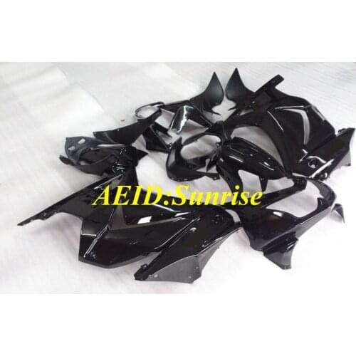 Injection mold Fairing kit for KAWASAKI Ninja ZX250R 08 09 10 12 ZX 250R EX250 2008 2012 Gloss black Fairings set+gifts KF50
