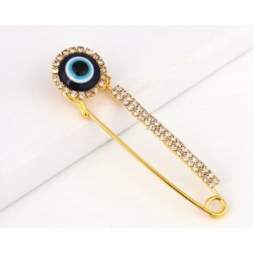 Muslim islam Allah turkish evil eye brooch