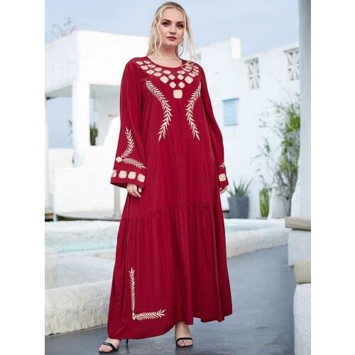 Muslim Fashion Dress Ramadan Eid Mubarak Turkish Dresses For Women Caftan Robe Musulmane Longue Femme Kaftan Abaya Dubai Islam