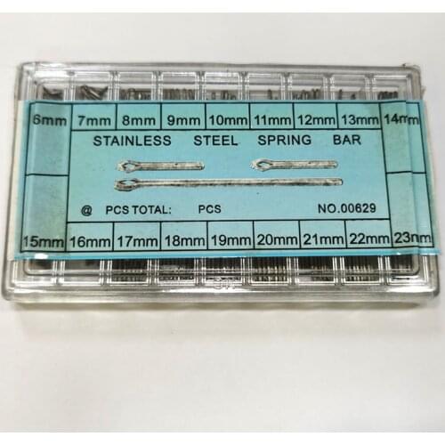 360PCS for various stainless steel watchbands spring bar link pin 6-23mm kit professional watchmaker watch repair tool parts