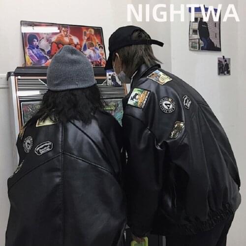 Женские кожаные куртки NIGHTWA China At AliExpress