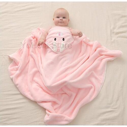 Newborn Baby Swaddle Wrap Soft Warm Infant Newborn Baby Cute Cartoon Products Blanket & Swaddling Wrap Blanket Sleepsack