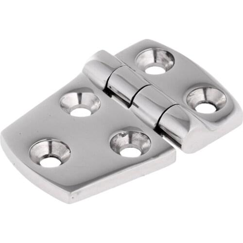 Durable Marine Grade 316 Stainless Steel Short Side Door Cabin Hinge for Boats Caravan RV 5.7 x 3.8cm