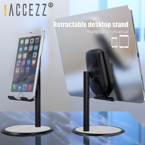 !ACCEZZ Adjustable Phone Holder Stand For Xiaomi iphone 11 XS Samsung Desktop Tablet For ipad Support Bracket Mobile Phone Stand