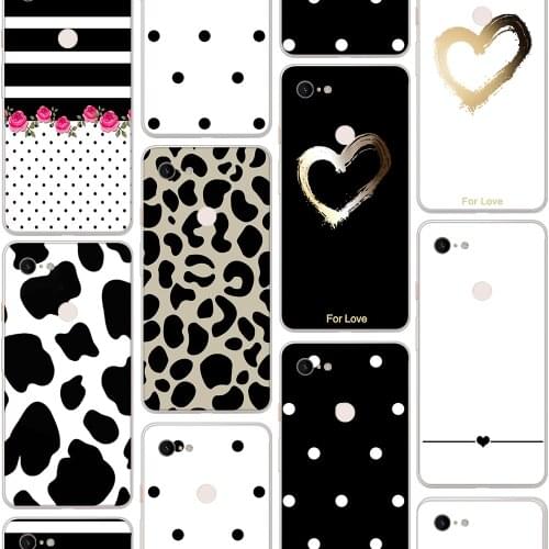 Ciciber Luxury Love Cute Case for Google Pixel 5 4 3 2 XL Soft Silicone Cover for Google Pixel 4a 3a XL Funda Coque Shell Case