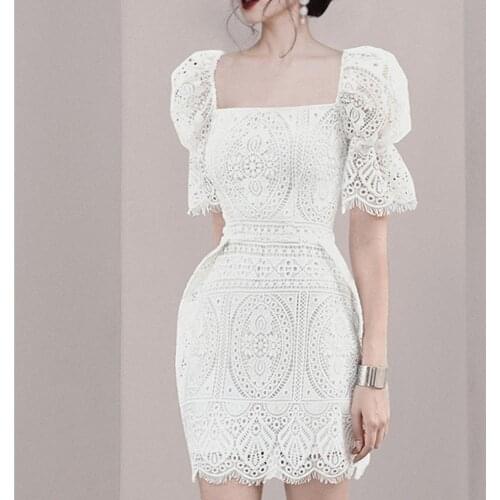 SMTHMA White Summer Dresses