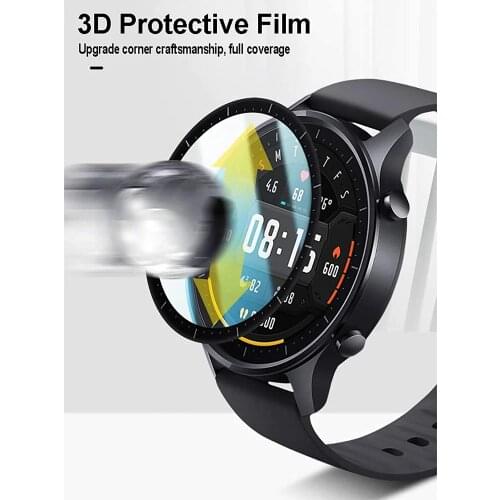 3D Full Edge Soft Protective Film Cover Protection For Xiaomi Mi Smart Watch Color Version Smartwatch For Mi Screen Protector
