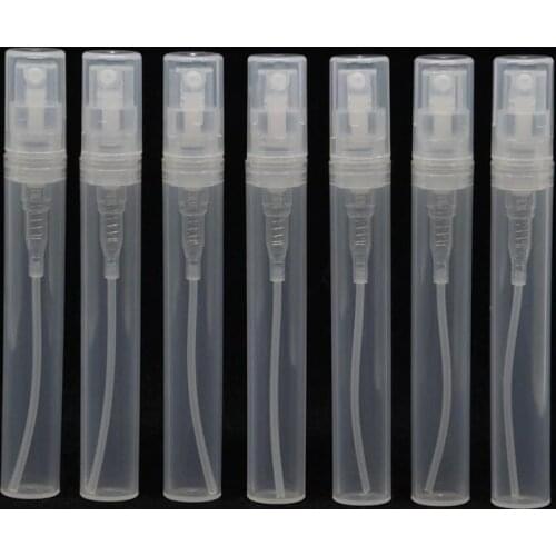 10pcs/lot Empty 2ml 3ml 5ml 10ml mini plastic spray perfume bottle, small promotion sample perfume atomizer