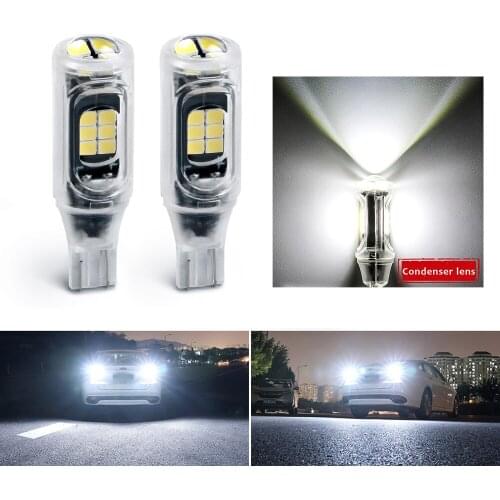 10x New Design 3030 SMD Car Led Interior Lights T15 W16W 921 912 T16 902 Canbus Auto Reverse Lamps Stop Brake Bulb Red 12V Diode