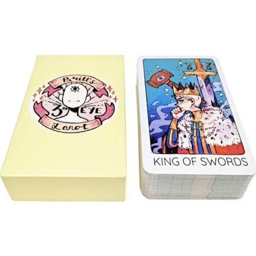 Britts Third Eye Tarots Full English Version 78-Card Deck Oracle Friends Party Board Game Divination Fate