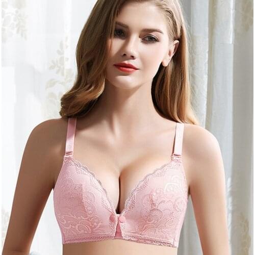 Maternity Nursing Bra Sexy Breastfeeding Bra Pregnancy Breast Feeding Lace Underwear Bralette Adjusted Bra Underwear for Women
