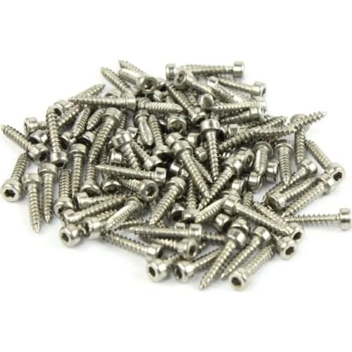 JMT M2*10 Inner Hexagon Self-tapping Screws Stainless Steel Screw DIY Copter Accessory RC Spare Parts 100pcs included F19044