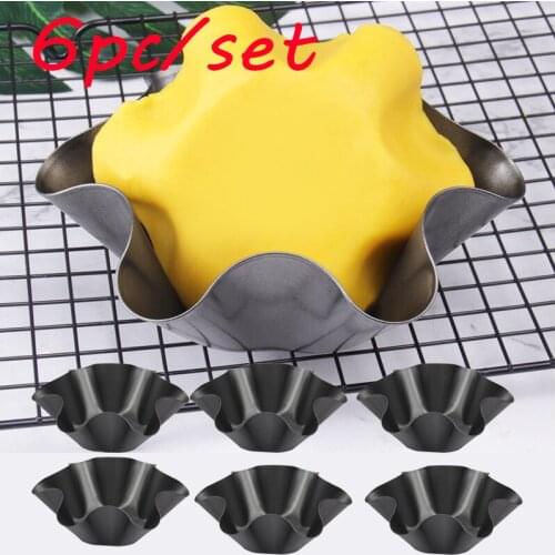 Round Bread Cookie Pizza Baking Mold Puff Hamburger Black Cake Mold Mould Cake Tart Non Stick Pan