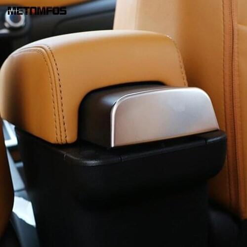 For Nissan Kicks 2017 2018 2019 2020 Matte Center Control Armrest Box Handle Cover Trim Sticker Interior Accessories Car Styling