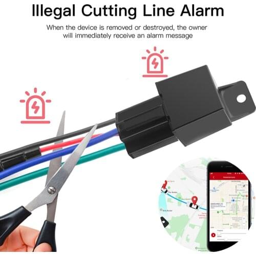 Mini GPS Tracker Car Tracker C13 Design Cut Off Fuel GPS SMS Alarm Car Locator 9-36V 100mAh Shock Overspeed Alert Free APP