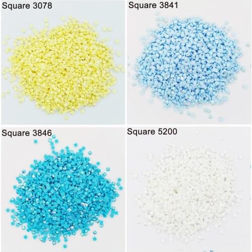 New AB Stone Square Drills DCM 5200 For DIY Diamond Painting Embroidery Rhinestone Colorful Mosaic Many Color Shinning AB Kit