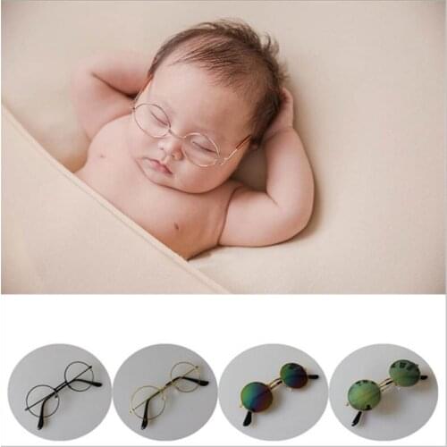 New childrens photography props newborn flat sunglasses sunglasses baby photography photo glasses baby small eyes