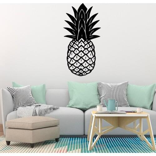 NEW pineapple Wall Stickers Decorative Sticker Home Decor For Living Room Bedroom Wall Decal naklejki na sciane