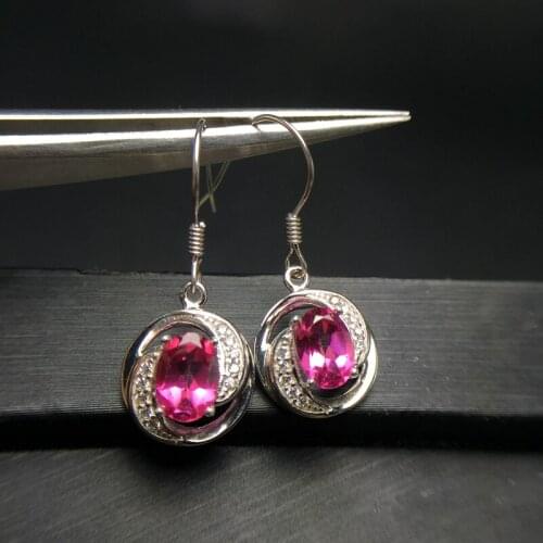 925 Silver Natural Topaz Pendant flower style, beautiful design, create the origin shipment