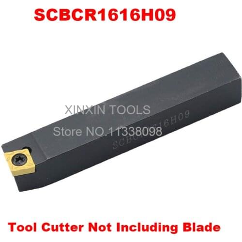SCBCR1616H09 Toolholder 16*16*100MM CNC turning tool holder, 75 degrees External turning tools, Lathe cutting tools