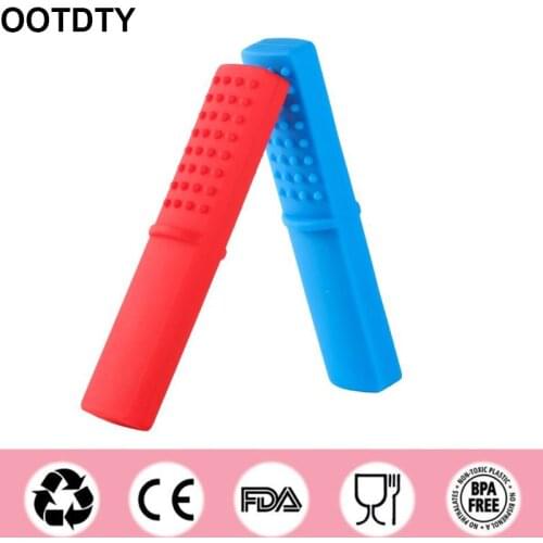 Silicone Teethers Kids Teething Toy for Children Autism and ADHD Oral Motor Chew Tools