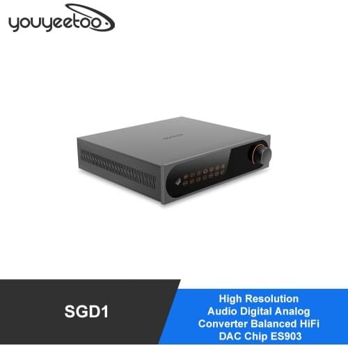 Soncoz SGD1 Hi-Res Audio Digital to Analog Converter Balance HiFi DAC Chip ES9038Q2M ES9311 32bit/768kHz DSD512 Preamplifier