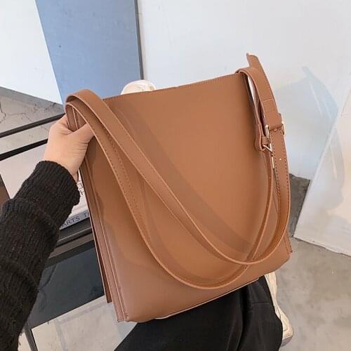 High Quality Pu Leather Shoulder Bag Fashion Ladies Handbags Messenger Bags Designer Female Large Capacity Purses Tote Bags New