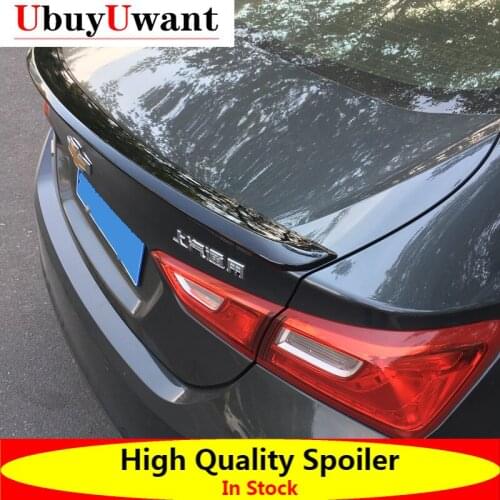 High Quality ABS Spoiler Primer Color Car Tail Wing Rear Trunk Spoiler For Chevrolet Malibu XL 2016
