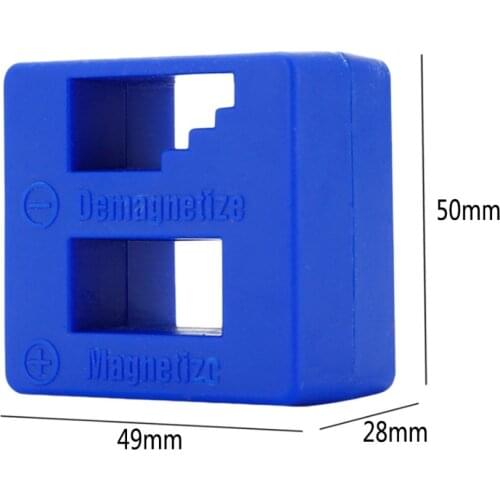 1 Piece Magnetizer Demagnetizer Tool Blue Screwdriver Magnetic Pick Up Tool Screwdriver