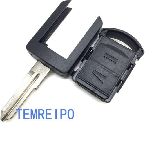 10pcs/lot 2 Button Remote Key Fob Case Shell With Right blade For Opel Astra AH Vectra Barina Combo