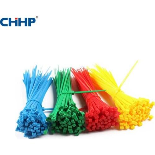 100pcs Cable Ties 2.5X150 Self-Locking Nylon Wire Cable Zip Ties White Black Organiser Fasten Cable