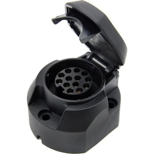 13 Pin Plastic Trailer Socket Cover Connector Caravan Towbar Towing Light