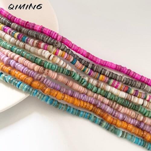6-7mm 38cm/strand Natural shell beads spacer beads loose beads jewellry making necklace and bracelets