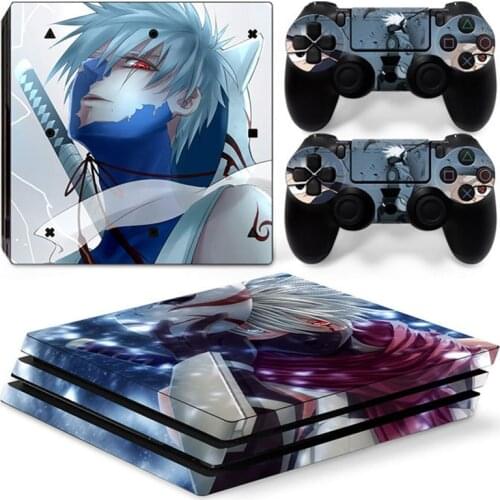 Anime Vinyl Skin Sticker for PS4 Pro Console and 2 Controllers Decal Cover Game Accessories