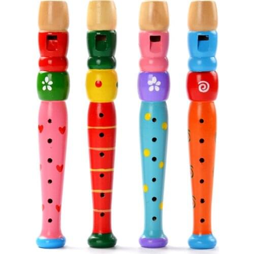 Colorful Plastic Kid Piccolo Musical Instrument Kids Early Educational Music Learning Toy Random Color