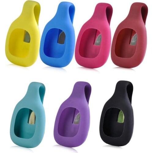 Colorful Sport Protective Shell Soft Silicone Rubber Belt Clip Replacement Cover Case Holder ForFitbit Zip Activity Tracker