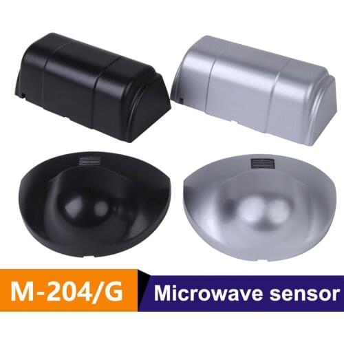 Automatic Gate Door Microwave Motion Sensor Auto Swing Black&Silver Door Color Sliding Opening Detector Sensor