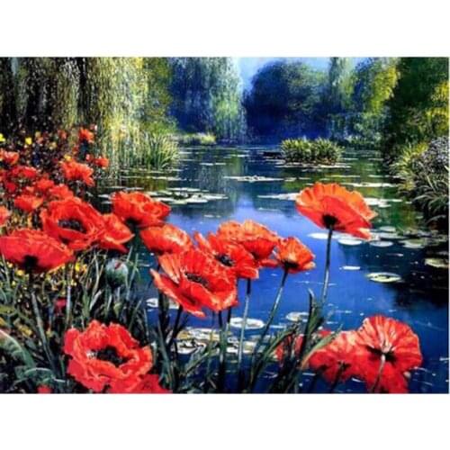 Diy 5d diamond painting,flower,painting rhinestones,square,full,diy,nature embroidery TT069