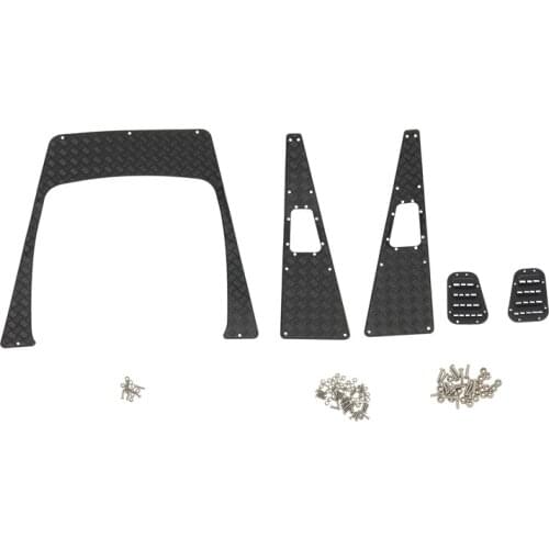 Metal Anti-Skid Plate Intake Grille Hood Skid Plate Decoration for Traxxas TRX4 TRX-4 Defender 1/10 RC Crawler Car