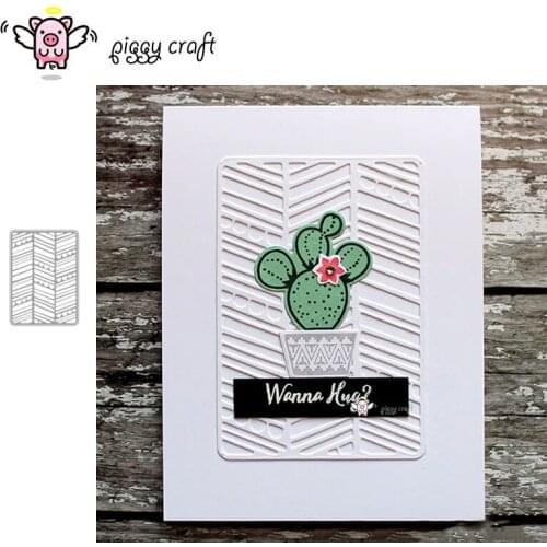 Piggy Craft metal cutting dies cut die mold Irregular frame Scrapbook paper craft knife mould blade punch stencils dies