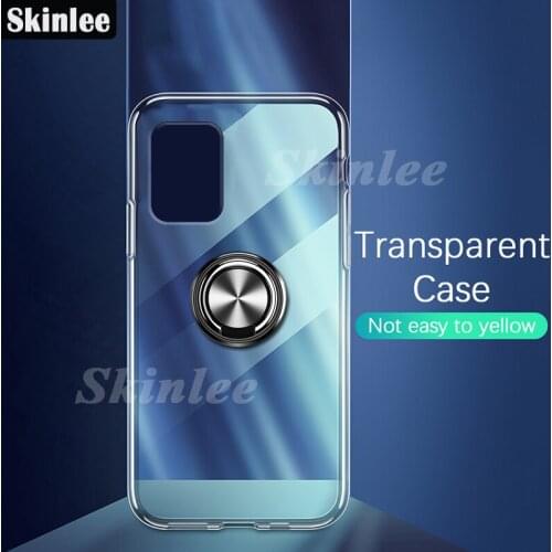 Skinlee For Moto G9 Plus Case Official Original Shockproof With Ring Holder Soft Clear Cover For Motorola G9 Plus Case