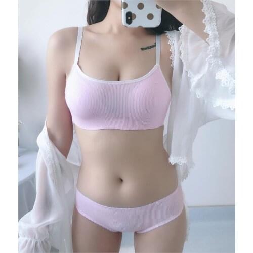 Underwear summer thin female gathered bra small chest breathable ultra-thin student summer bra girl thin cup bra summer