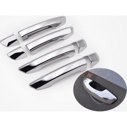 New Chrome Car Side Door Handle Cover Trim For Volkswagen VW Golf 6 MK6 Skoda SUPERB 2009 2010 2011 2012 Free Drop Shipping