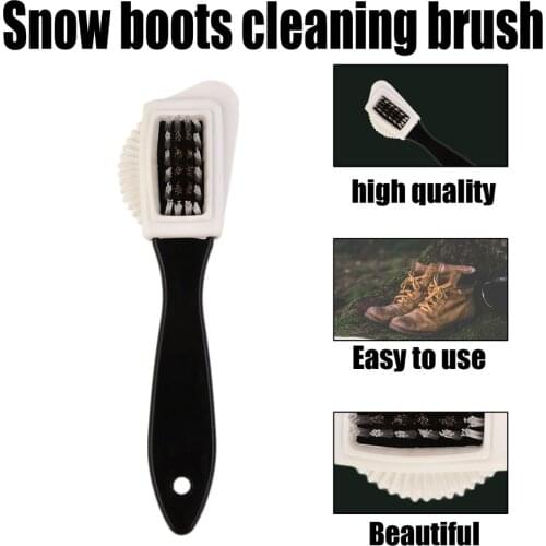 100% Brand New Multifunctional Scrub Fur Shoes Cleaning Brush Portable Size Snow Boots Suede Shoe Cleaner Cleaning Brush