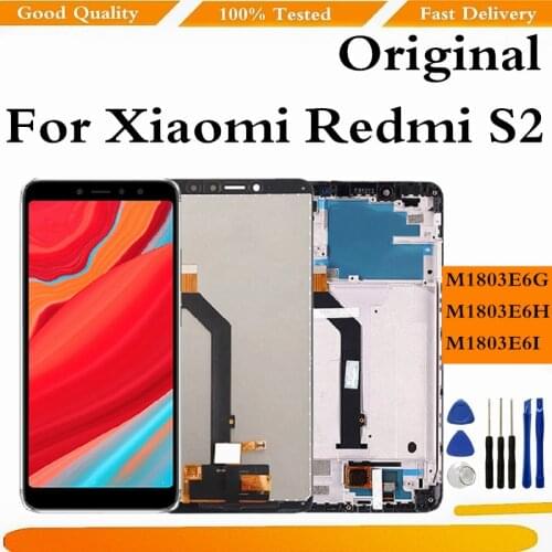 Original LCD For Xiaomi Redmi S2 LCD Display Touch Screen Digitizer Assembly Replacement With Frame For Redmi S2 Display Part