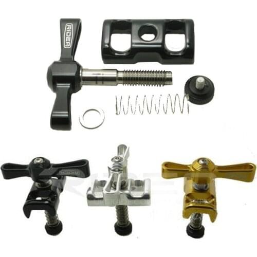 Ridea hinge clamp titanium shaft +7075 aluminum alloy C buckle for brompton bike ultralight hinge clamp 3D